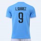 Uruguay Luis Suarez 9 VM 2022 Hemma Fotbollströjor Kortärmad